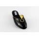 women's slippers TIRABACI  black patent